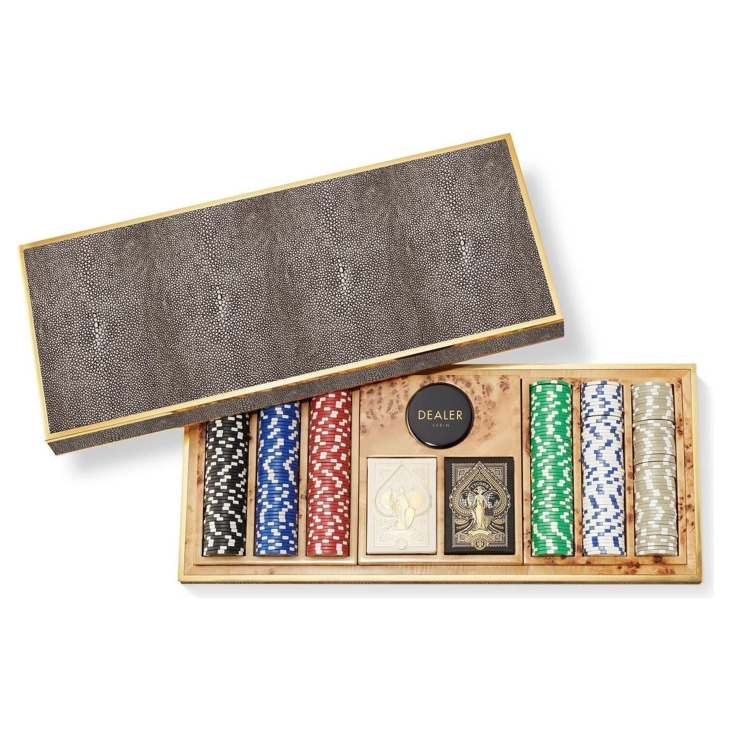 Shagreen Poker Set