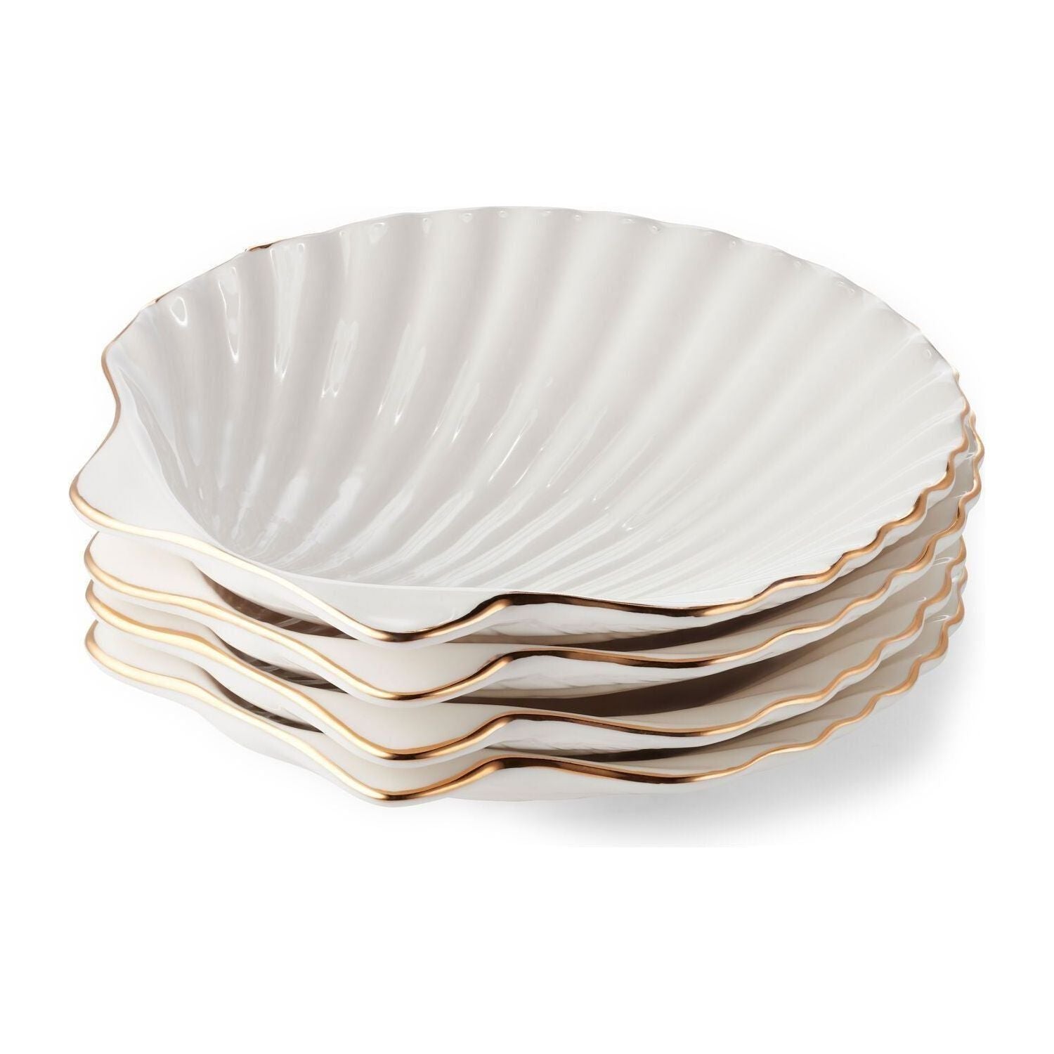 Shell Appetiser Plates Set of 4
