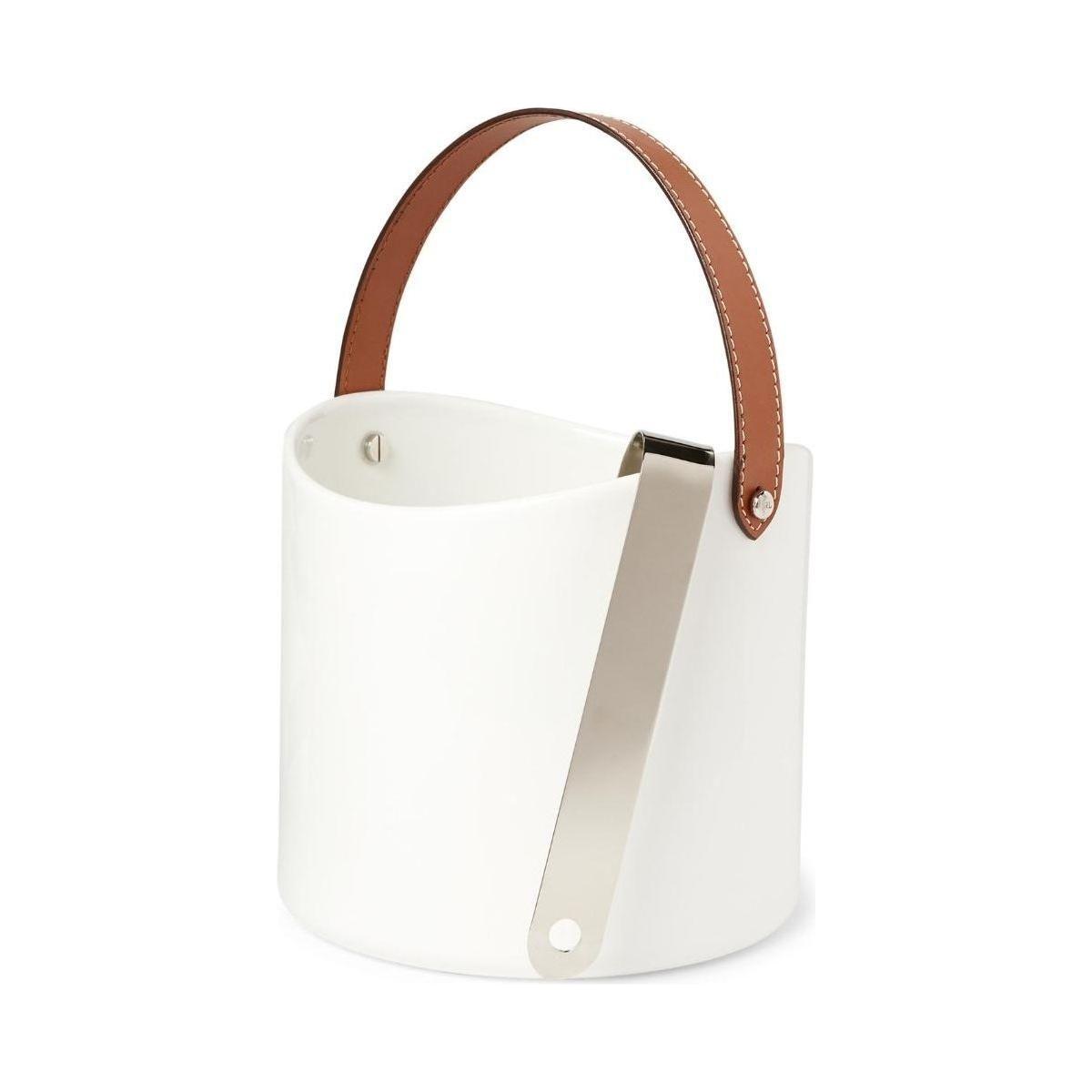 Ralph Lauren Wyatt Ice Bucket in White