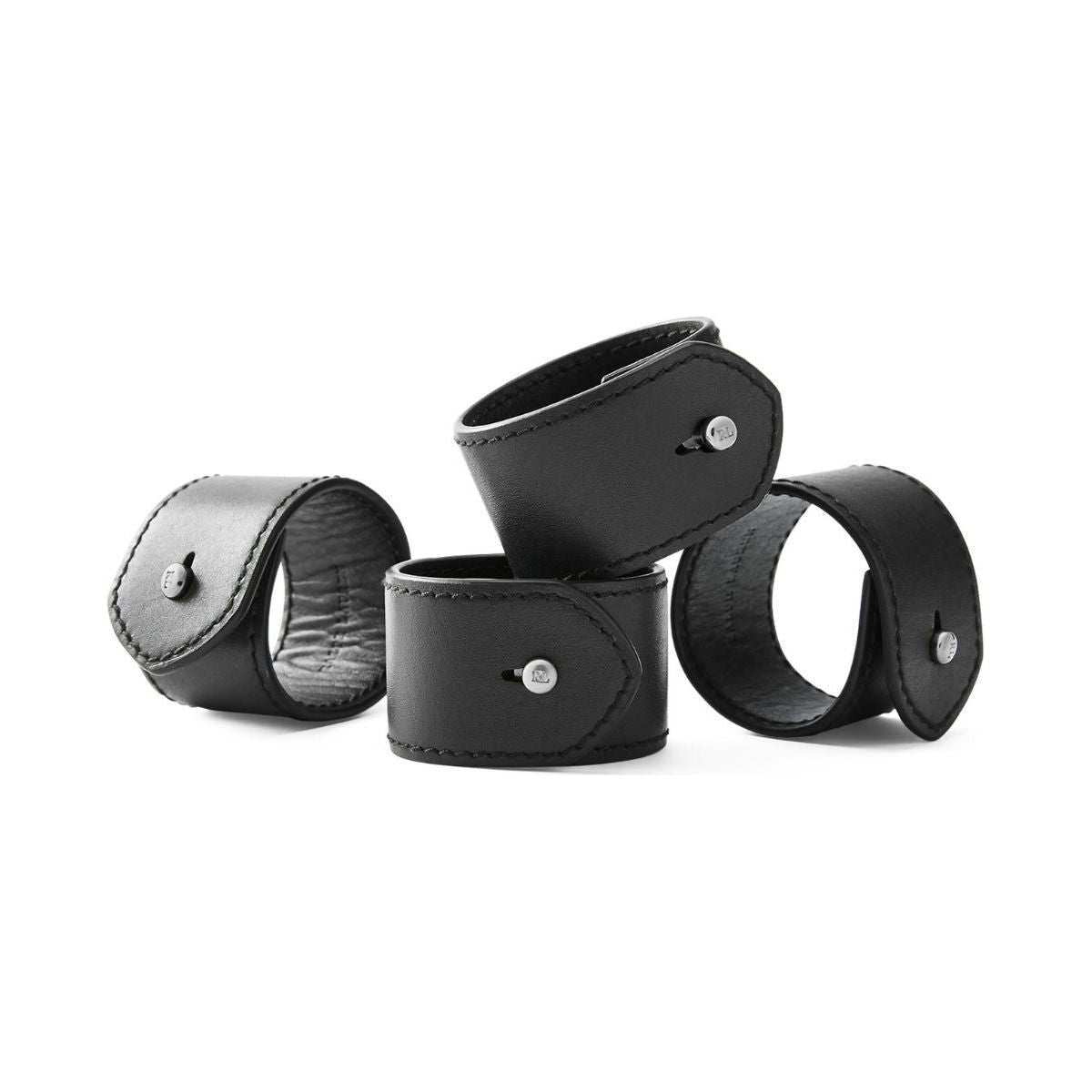 Ralph Lauren Wyatt Napkin Rings in black