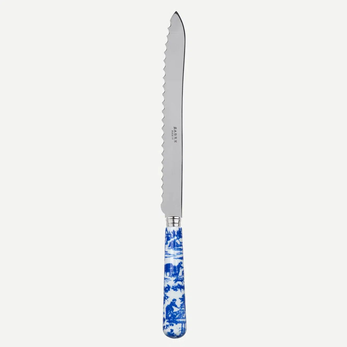 Toile Blue Bread Knife