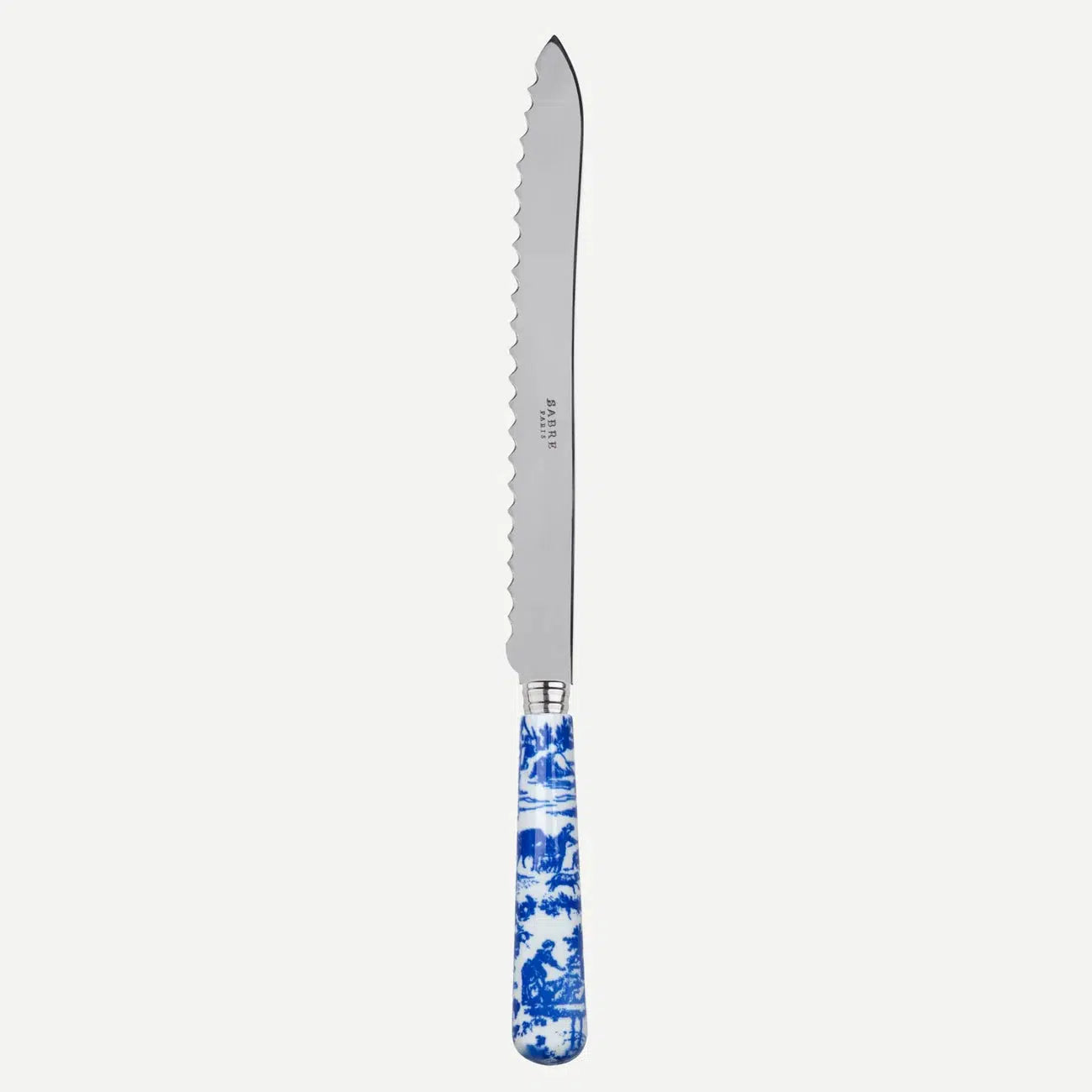 Toile Blue Bread Knife
