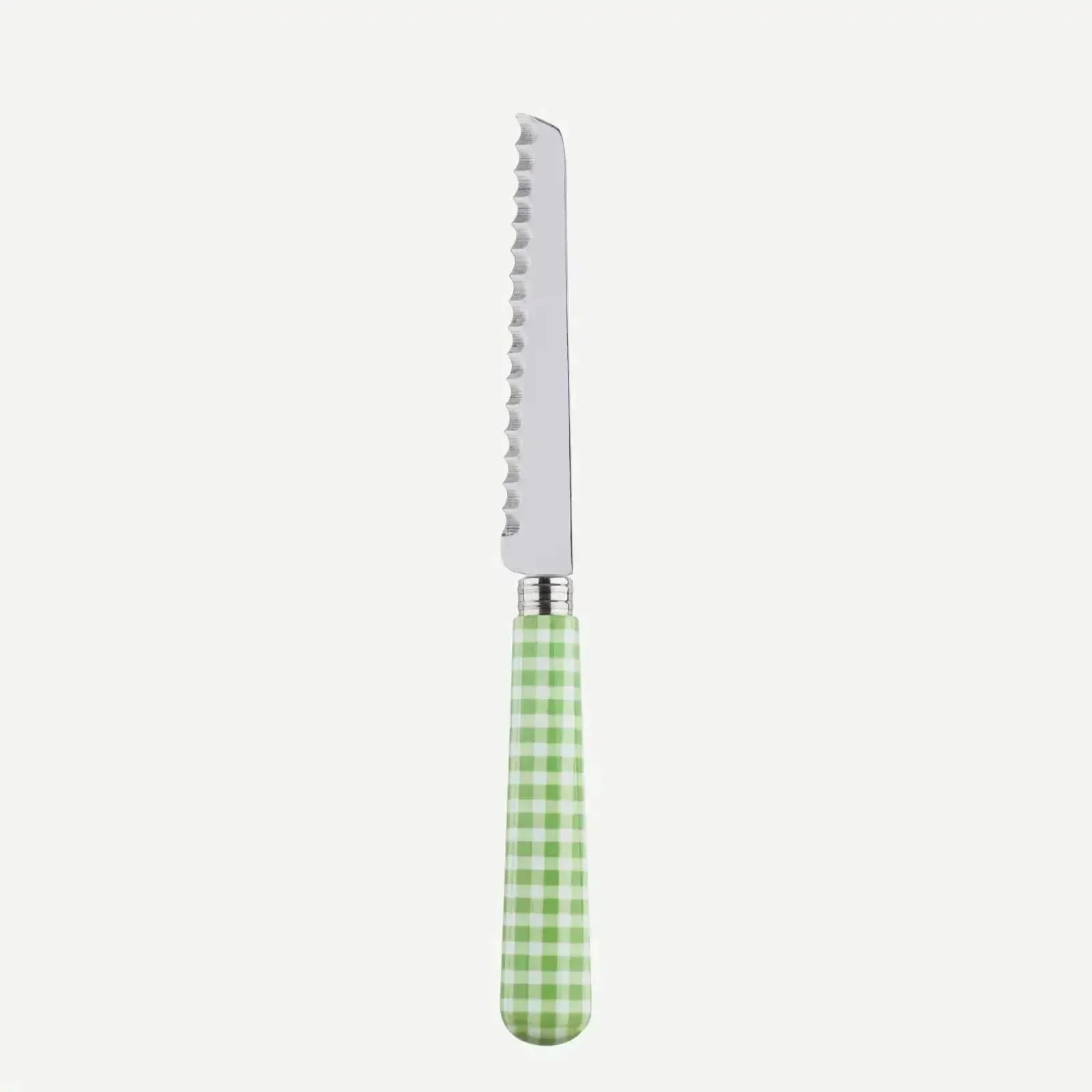 Vichy Gingham Garden Green Tomato Knife