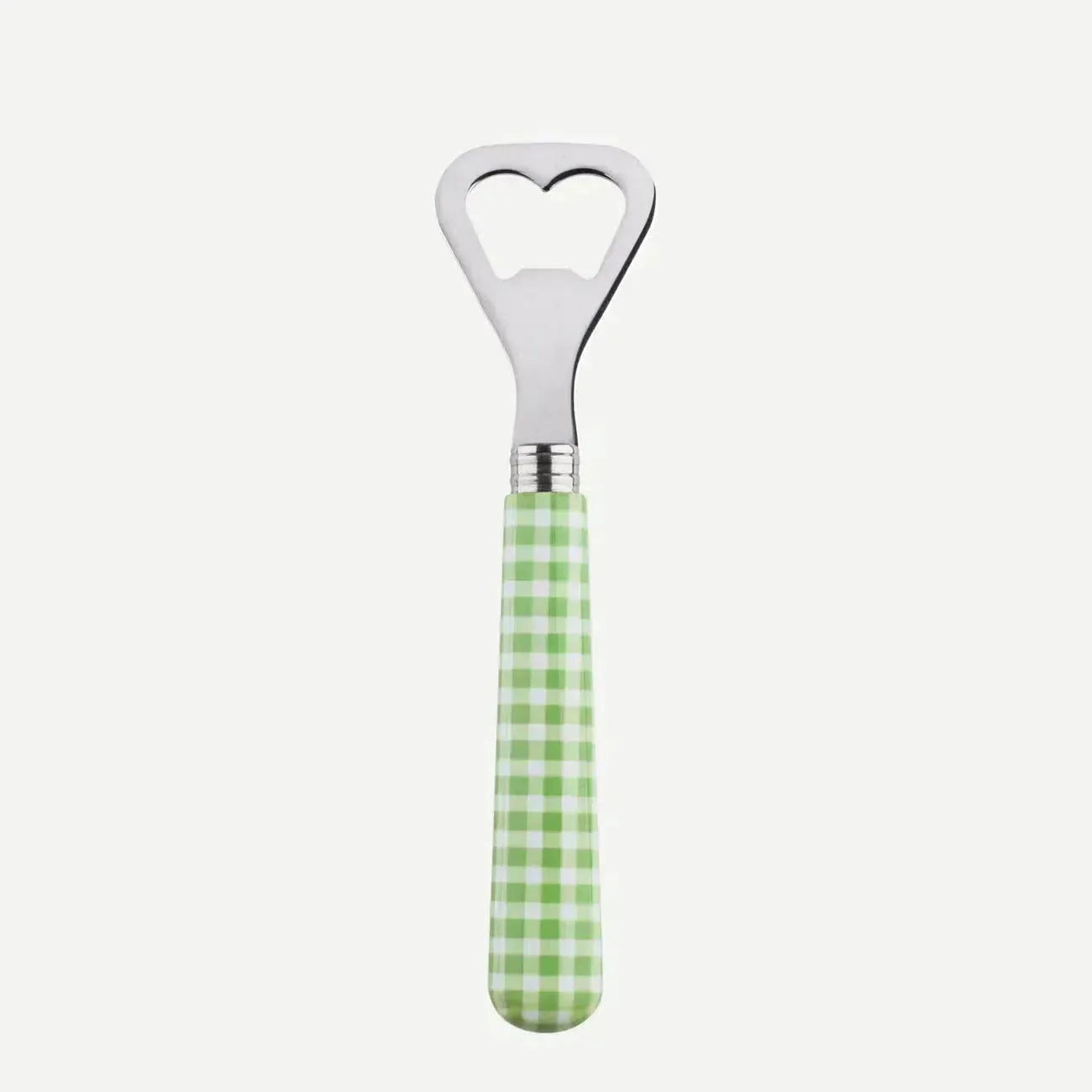 Vichy Gingham Garden Green Bottle Opener
